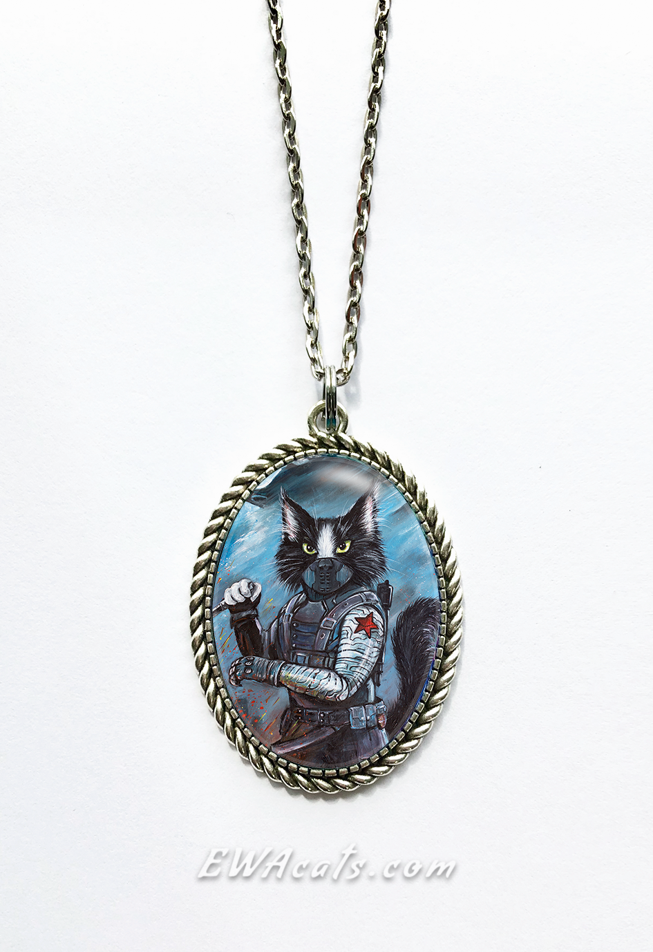 Necklace "Bucky Cat"