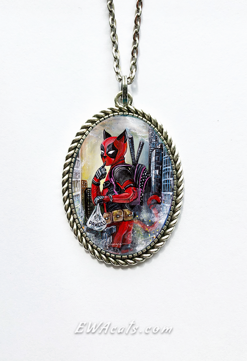 Necklace "Catpool"