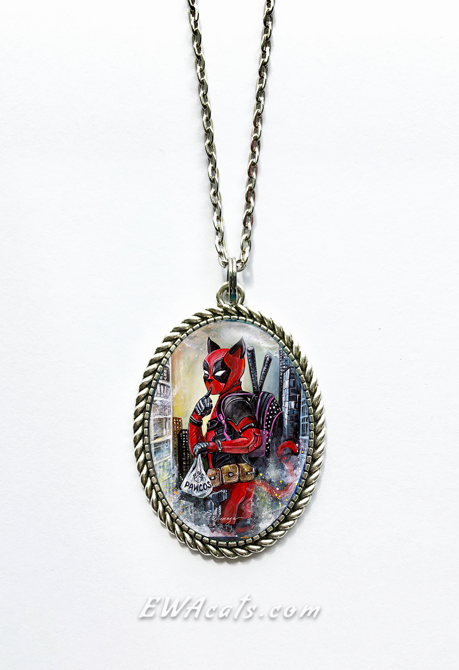 Necklace "Catpool"