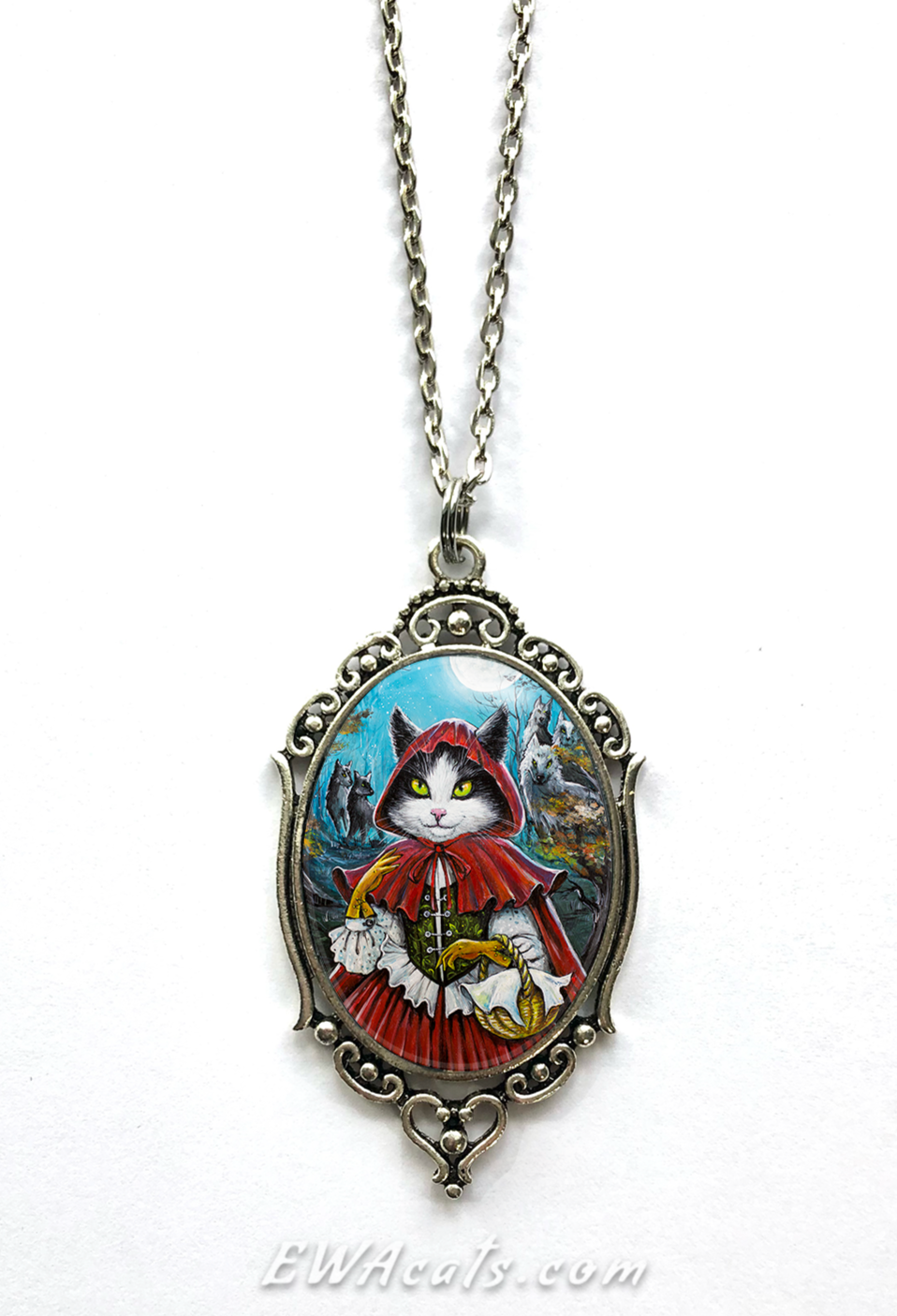 Necklace "Fearless Red"
