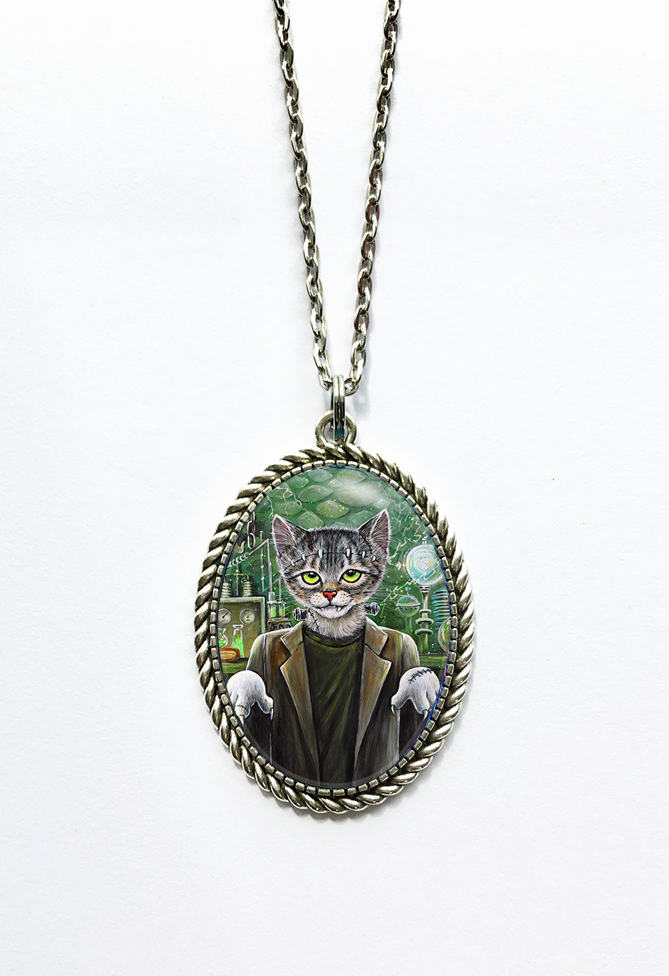 Necklace "FrankenCat"