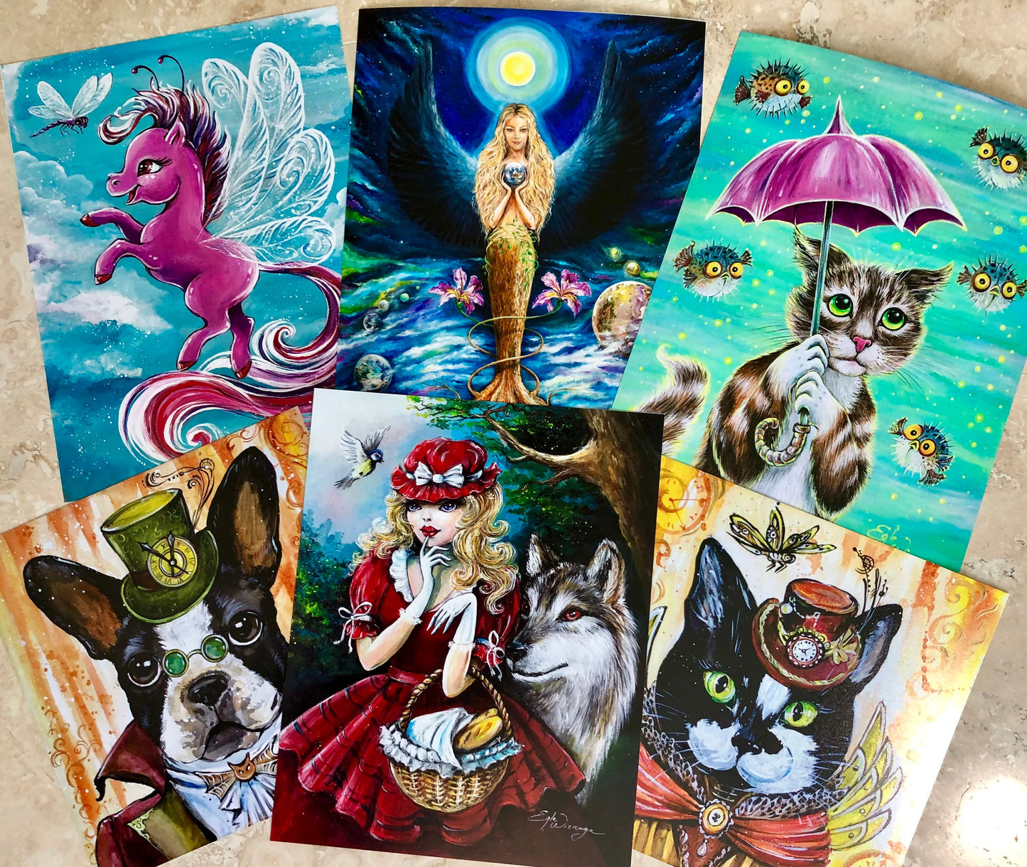 ๐ Limited Time! MYSTERY PACK โ (10 prints of various sizes) A Surprise Collection of My Artworks! ๐