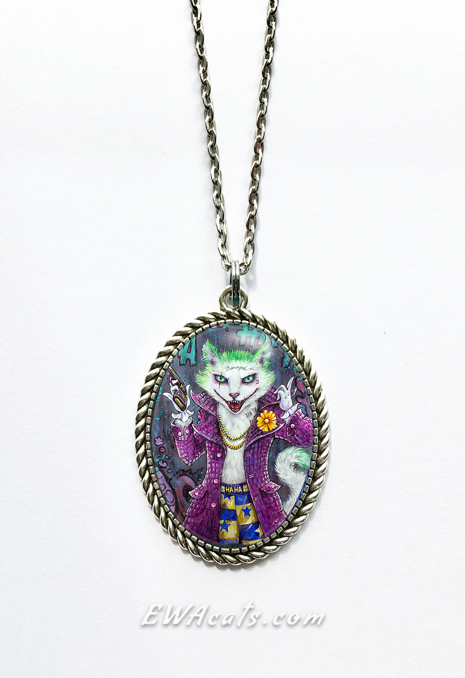 Necklace "Joker Cat"
