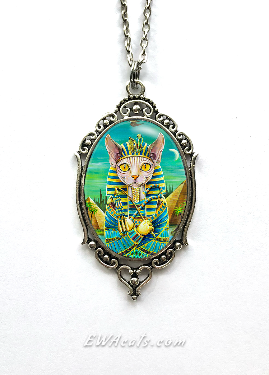 Necklace "Kitty Tut"