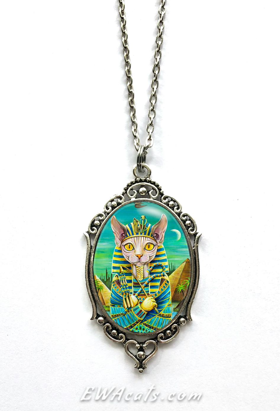Necklace "Kitty Tut"