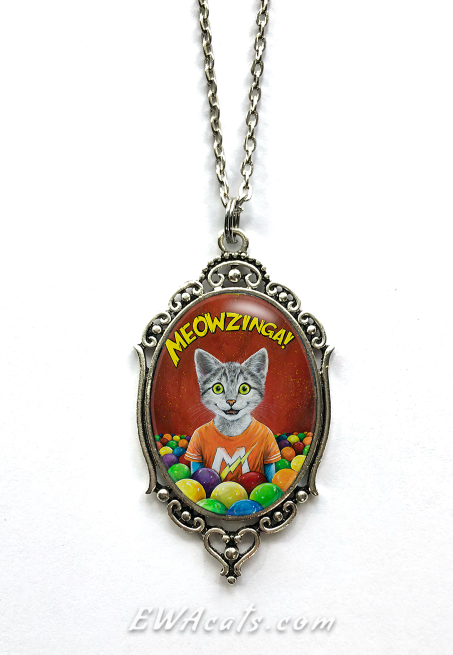 Necklace "Meowzinga!"