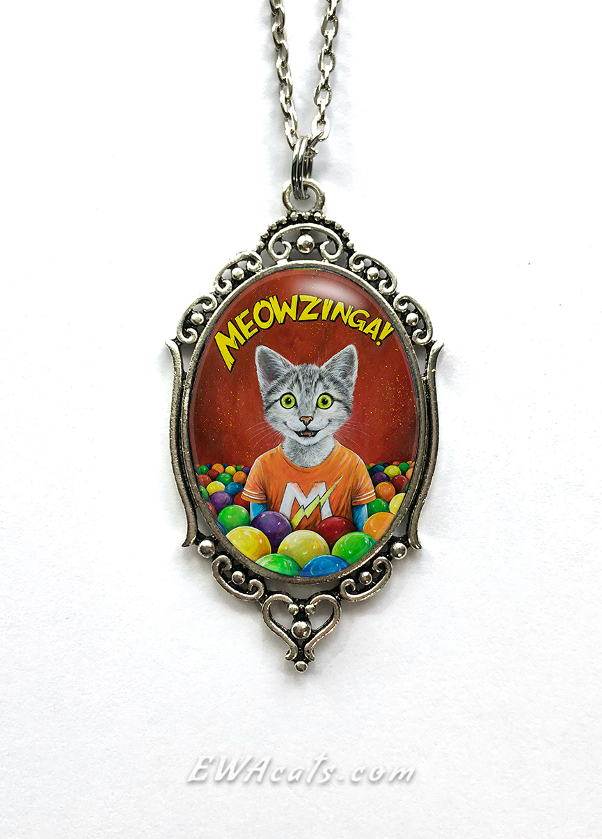 Necklace "Meowzinga!"