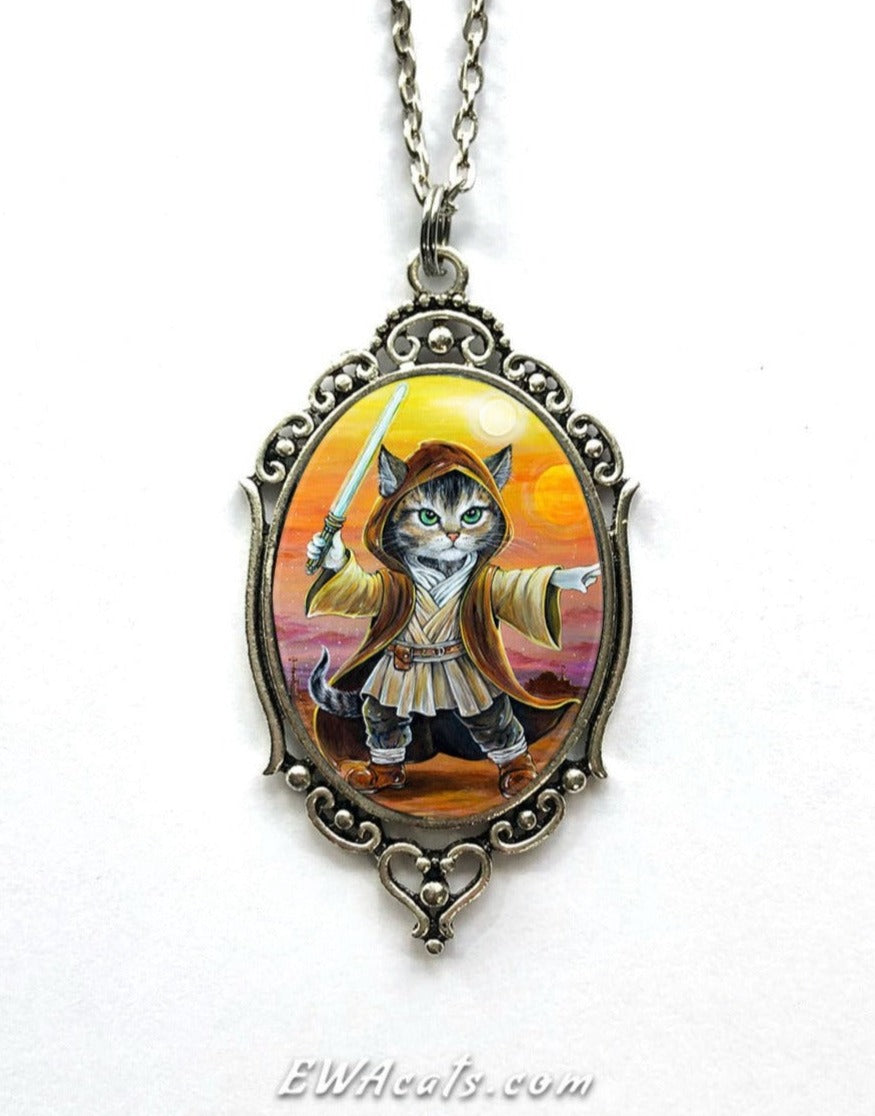 Necklace "Obi - Wan Catnobi"