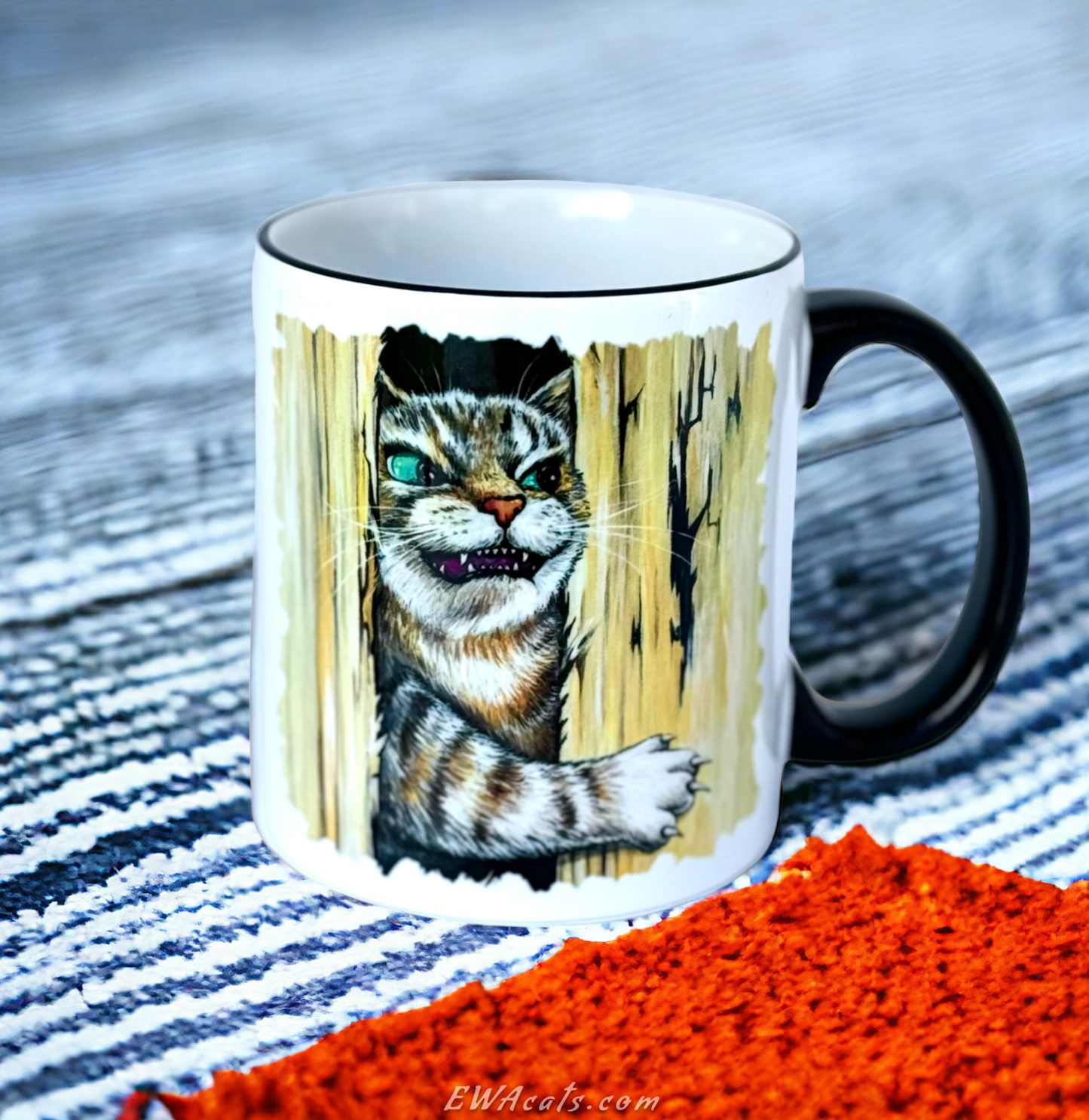 MUG "Here's Kitty"