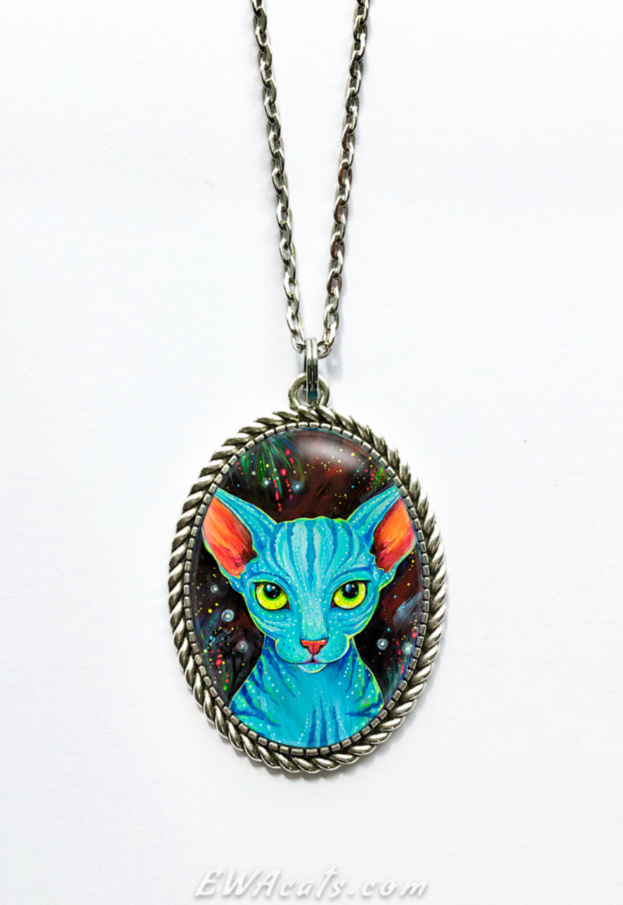 Necklace "Pandora's Cat"