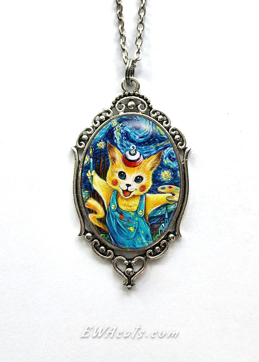Necklace "Pika Kitty"