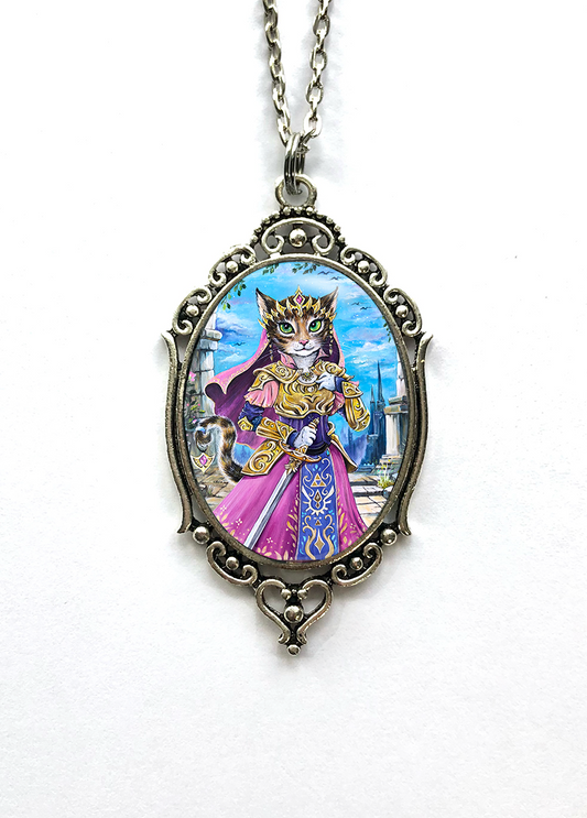 Necklace "Purrincess Zelda"
