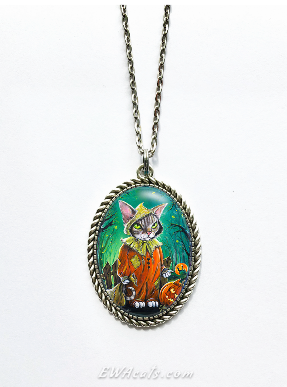 Necklace "Tricky Kitty"