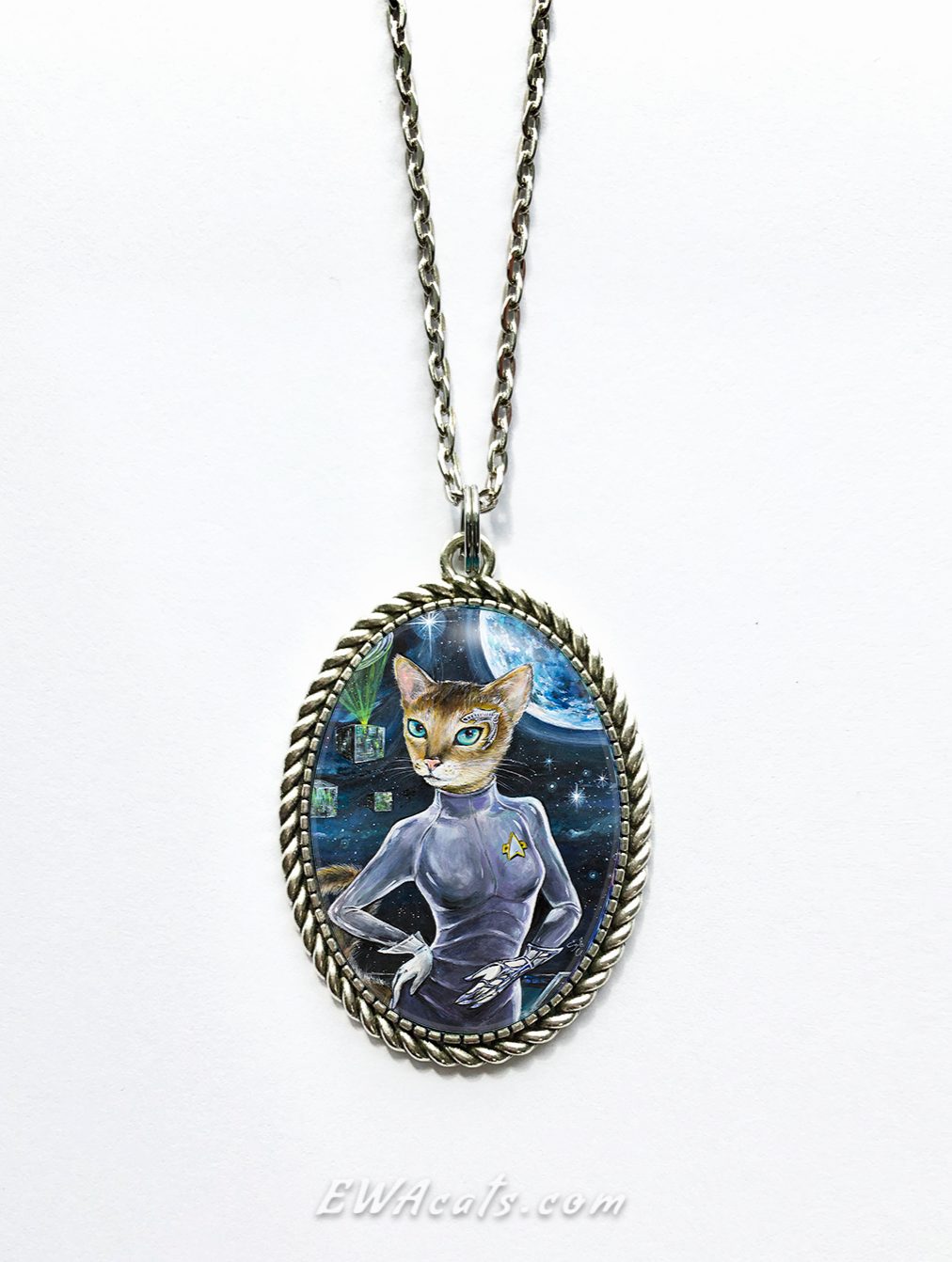 Necklace "Seven of Nine Lives"