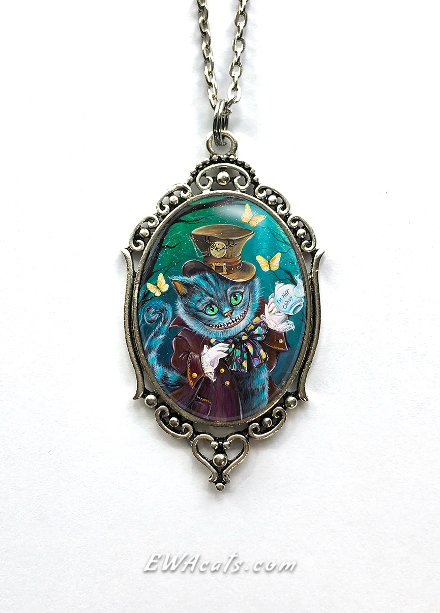 Necklace "Steampunk Cheshi"