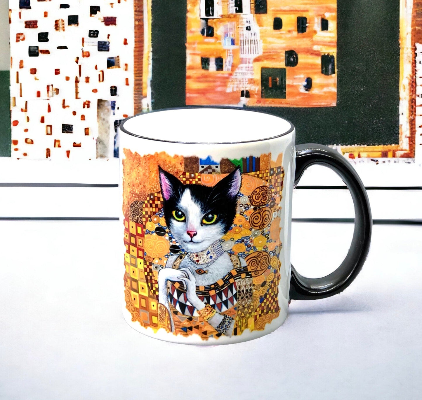 MUG "Cat in Gold"