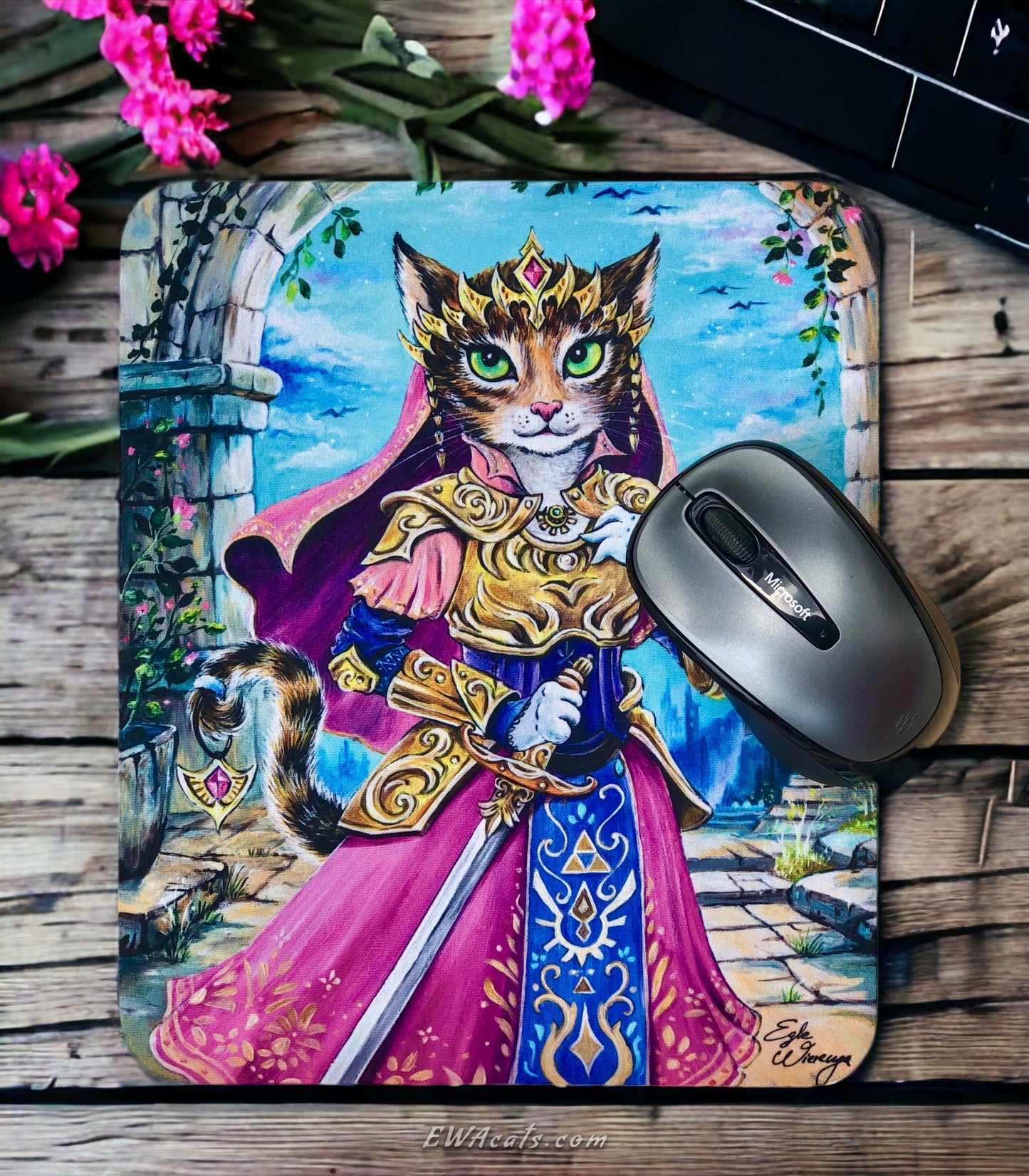 Mouse Pad "Purrincess Zelda"