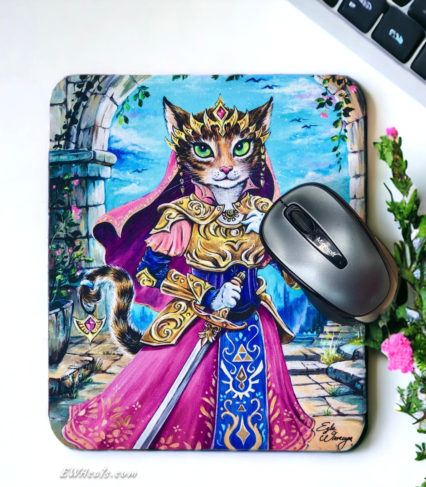 Mouse Pad "Purrincess Zelda"