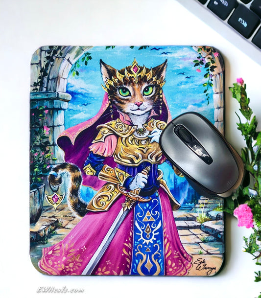 Mouse Pad "Purrincess Zelda"