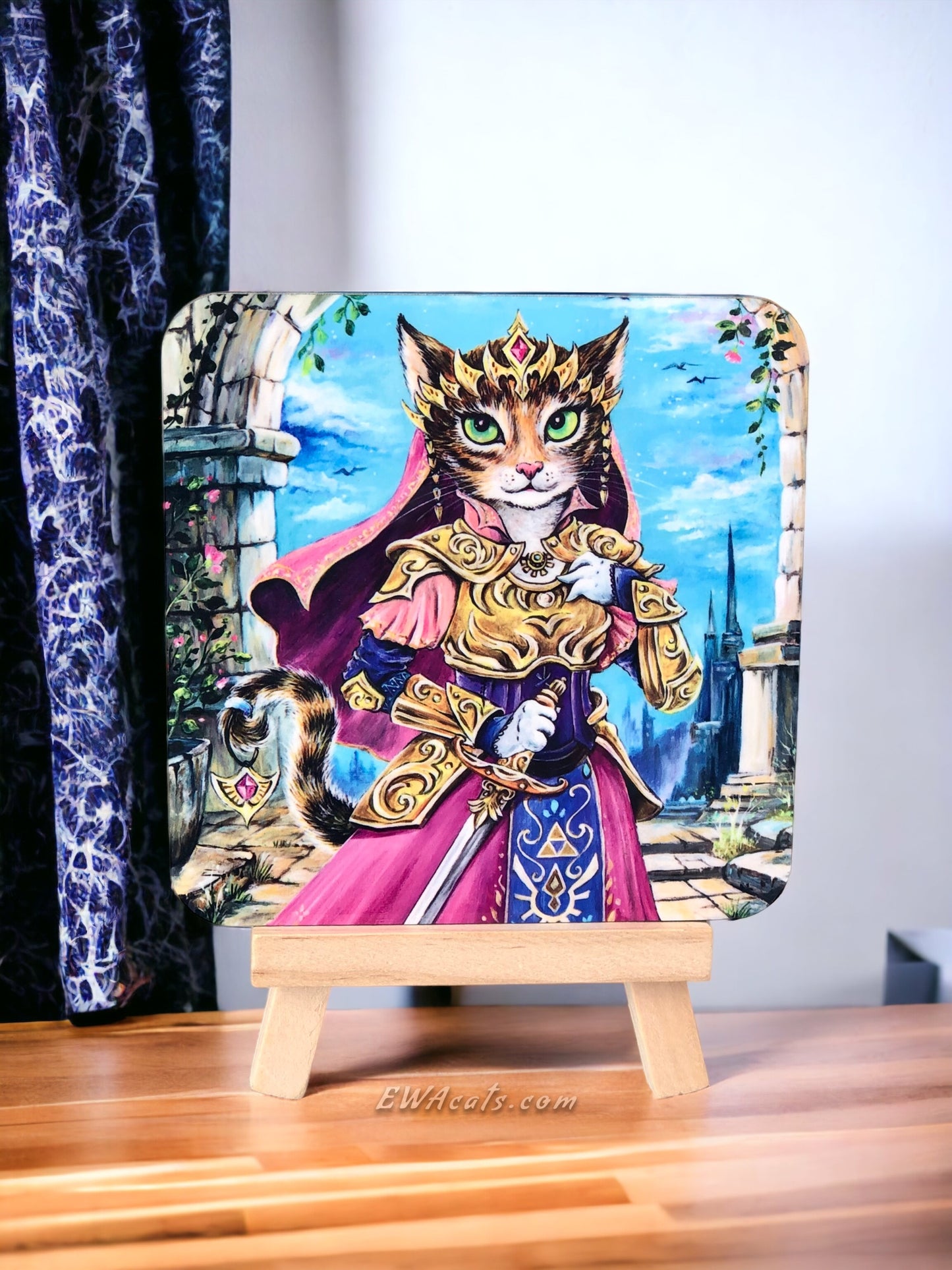 Coaster "Purrincess Zelda"