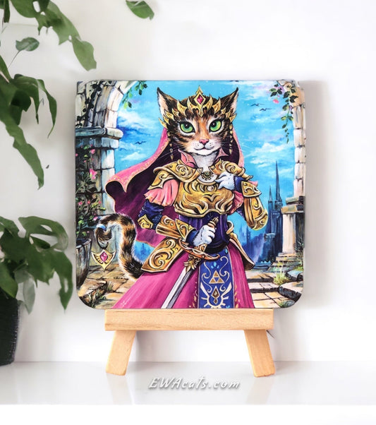 Coaster "Purrincess Zelda"