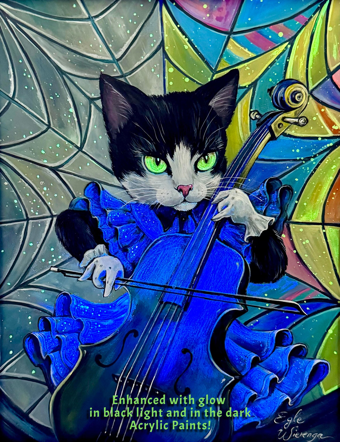 SUPREME MASTER CANVAS "Wednesday Cattams" Limited Edition # 5 (only 1 lef!)