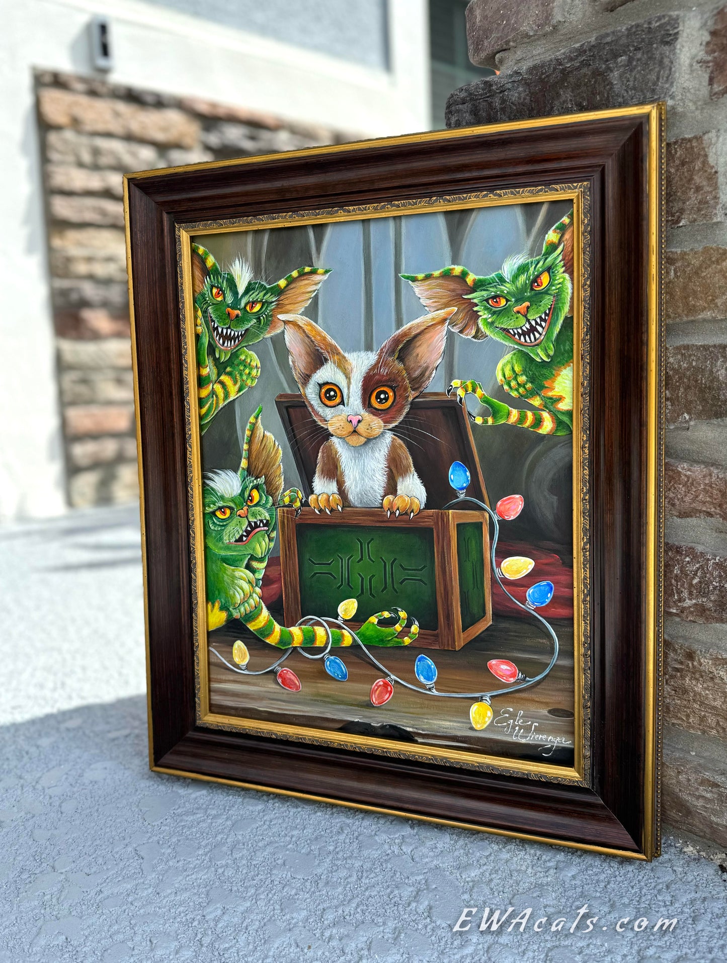 Original Painting "Furry Gremlins"