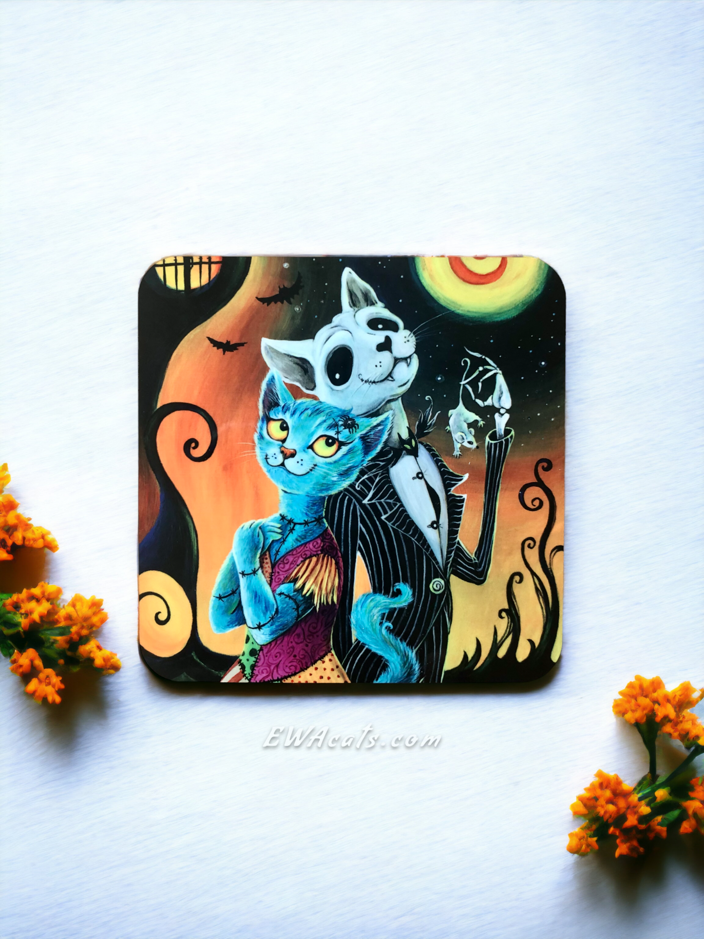 Coaster "Jack & Sally Cats"