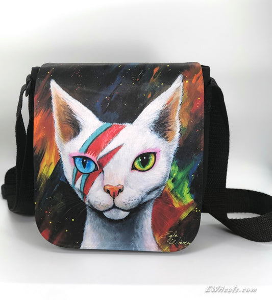 Shoulder Bag "Ziggy Starpaws" with a Removable Flap