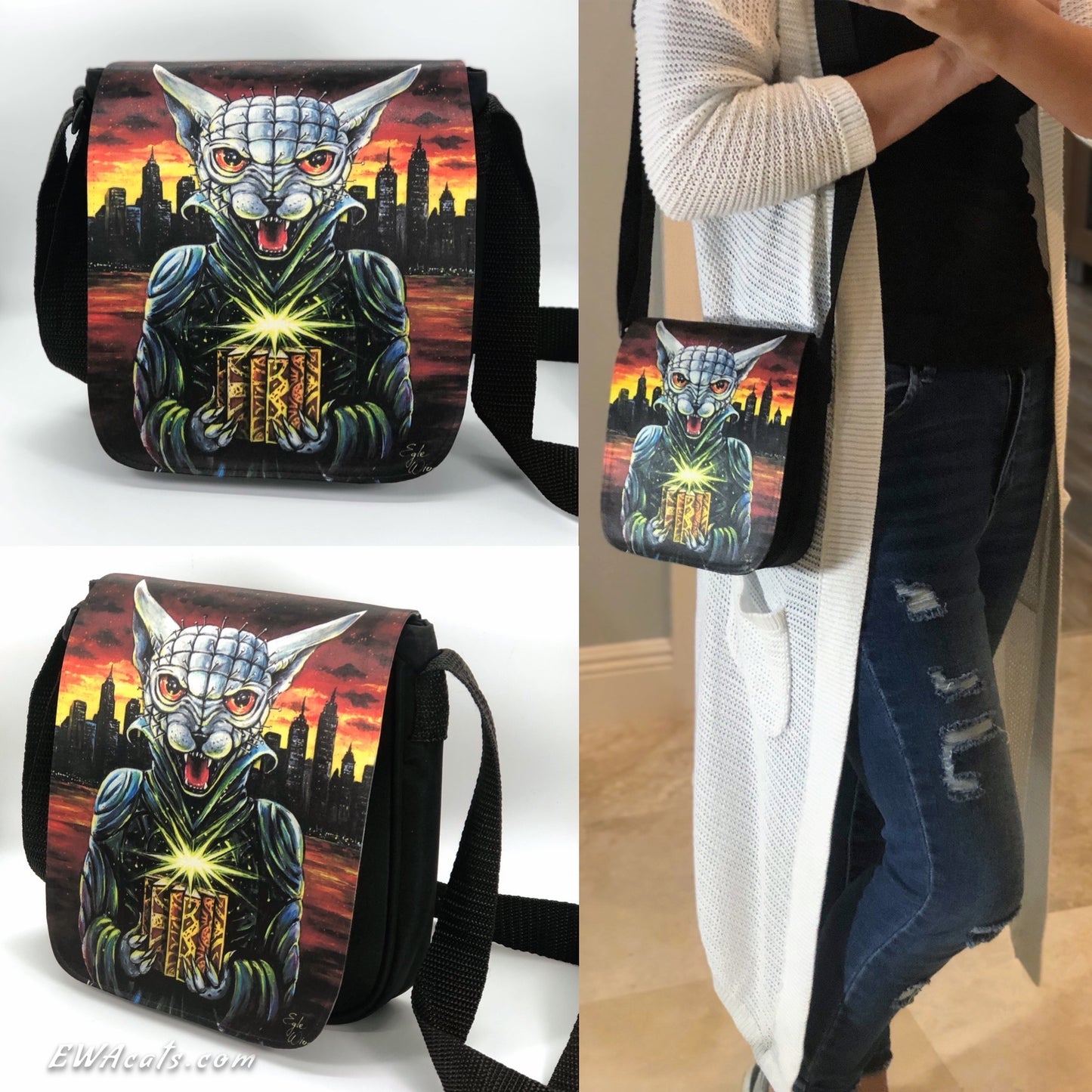 Shoulder Bag "Hell Kitty"