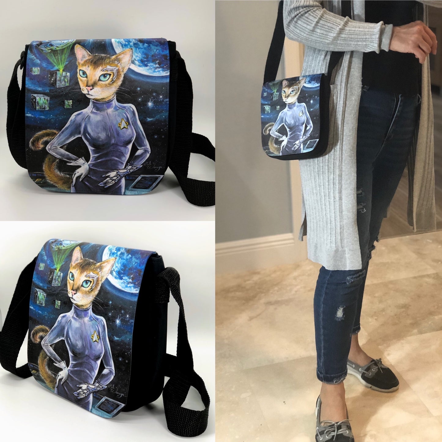 Shoulder Bag "Seven of Nine Lives"