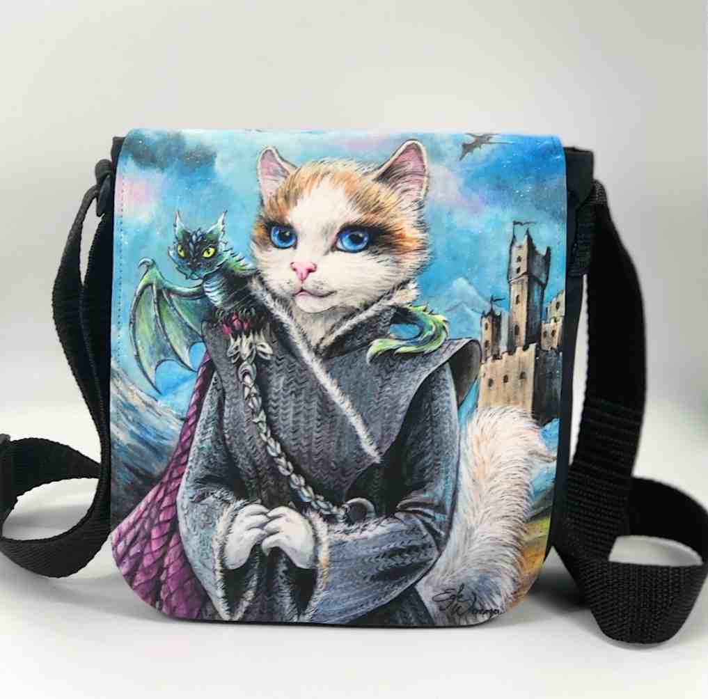 Shoulder Bag "Katleesi" with a Removable Flap