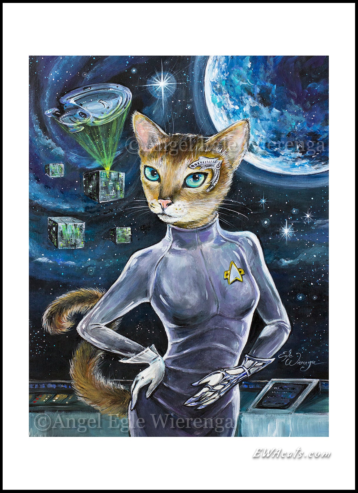 Art Print "Seven of Nine Lives"