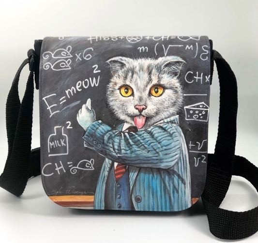 Shoulder Bag "Alpurr Kittenstein" with a Removable Flap