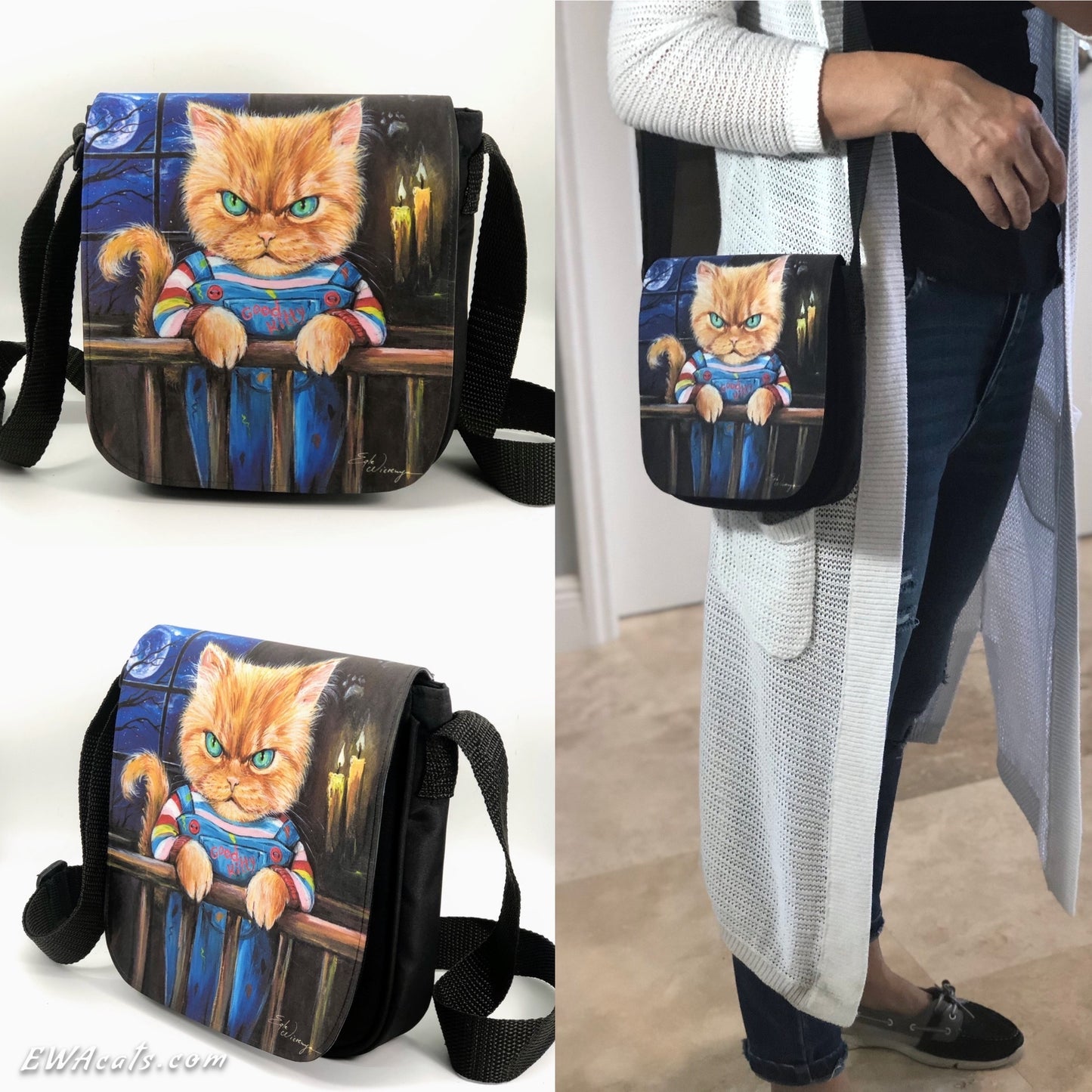 Shoulder Bag "Good Kitty"