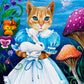 Art Print "Alice Cat"