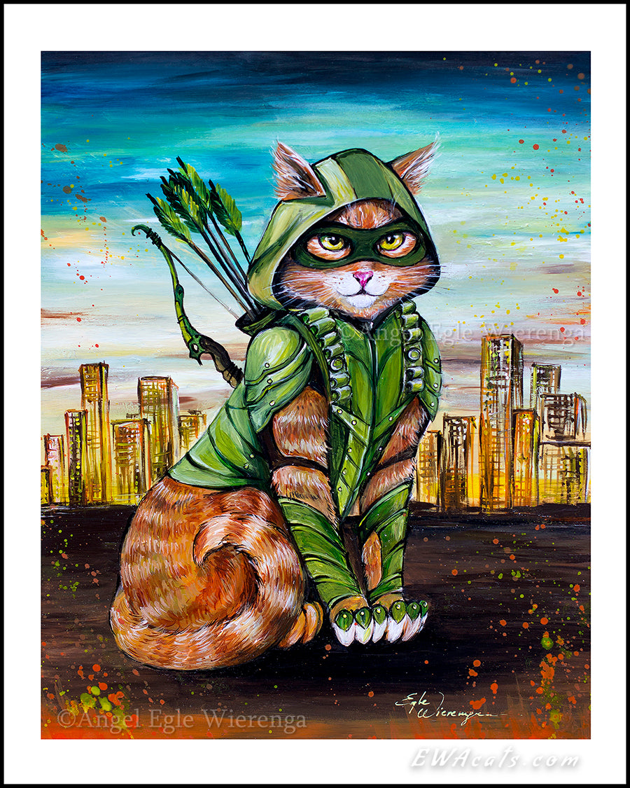 Art Print "Arrow Cat"