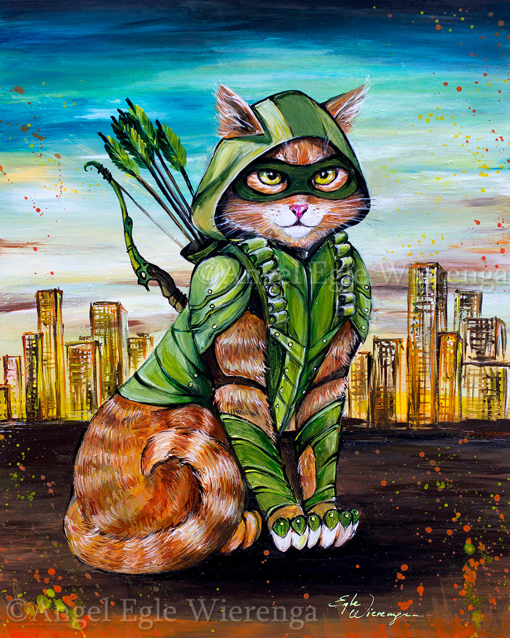 CANVAS "Arrow Cat" Open & Limited Edition