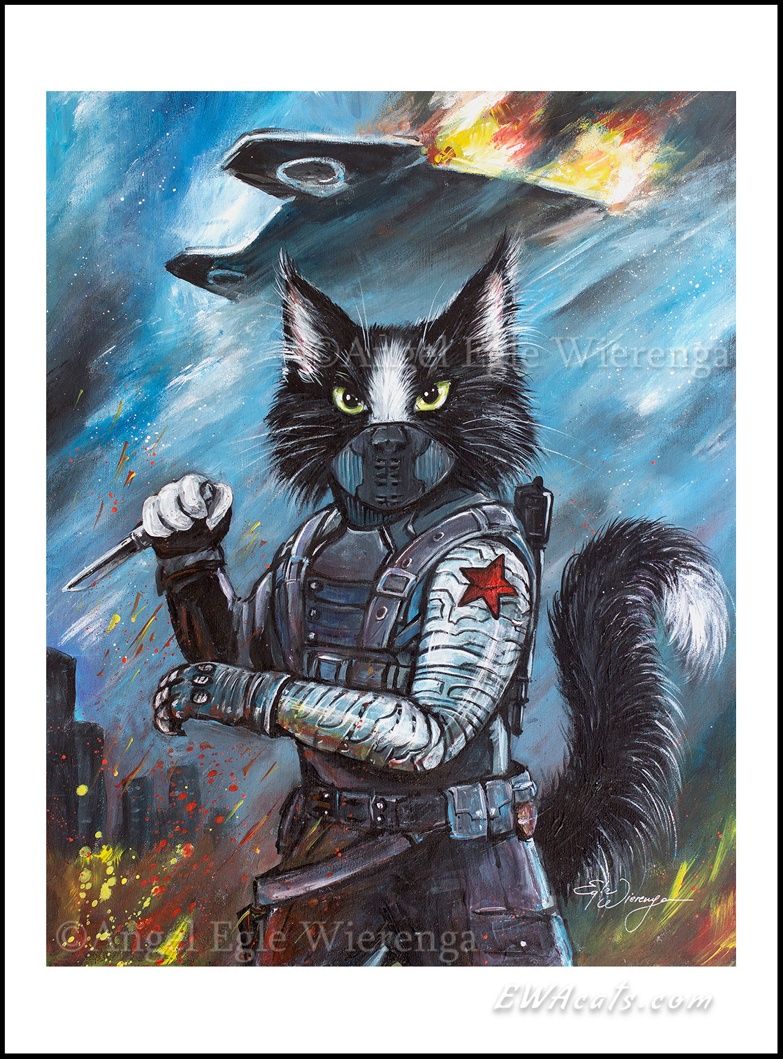 Art Print "Bucky Cat"