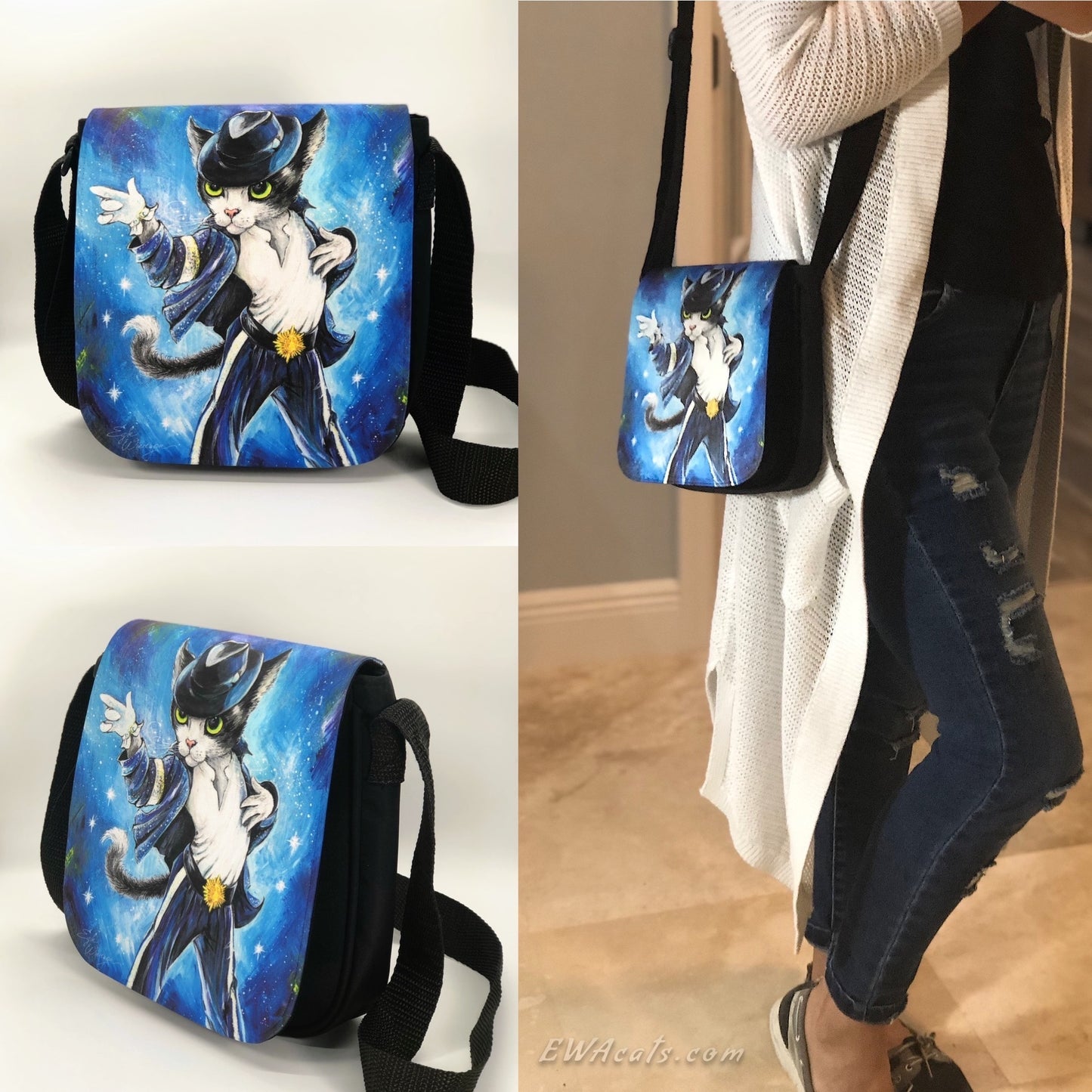 Shoulder Bag "The king of Paws"