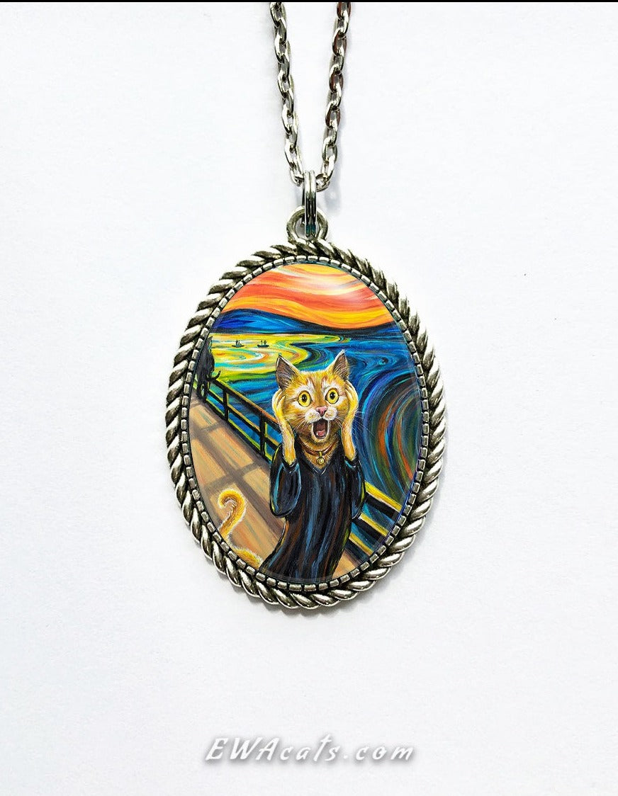Necklace "The Cat Scream"