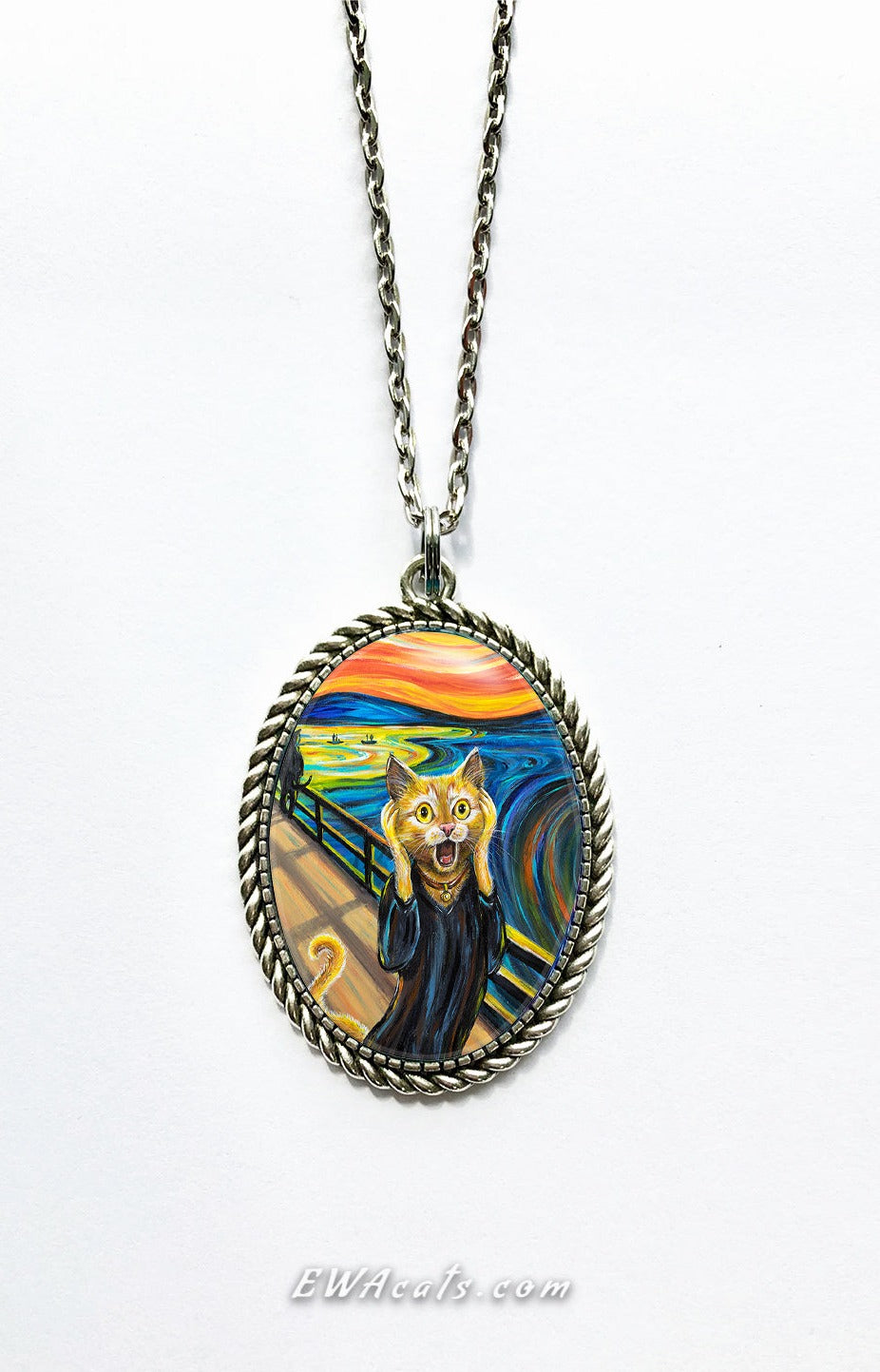 Necklace "The Cat Scream"