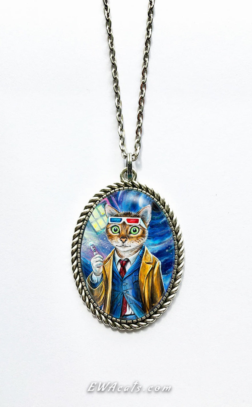 Necklace "Doctor Mew"