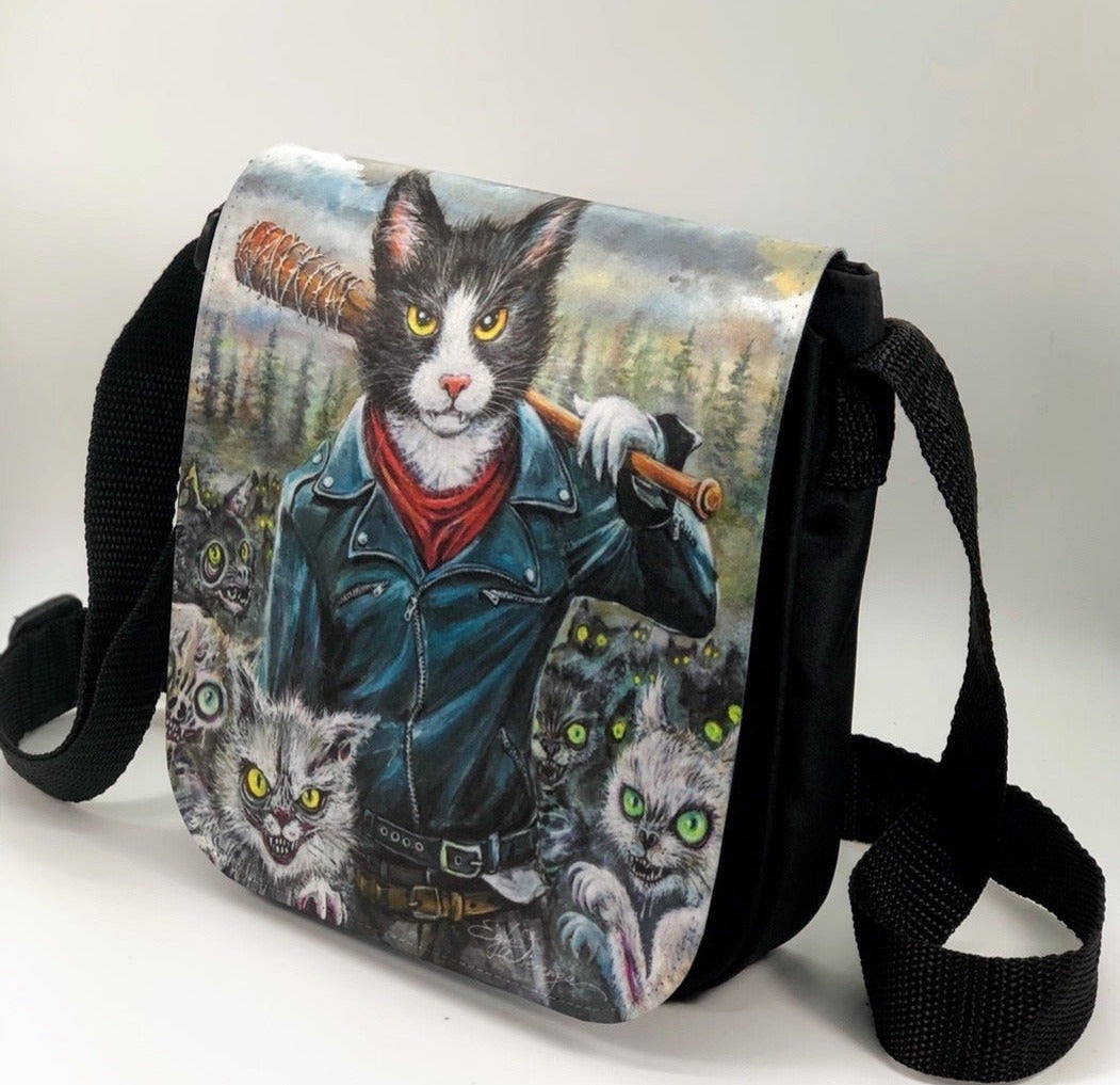Shoulder Bag "Meowgan & Purrcille"