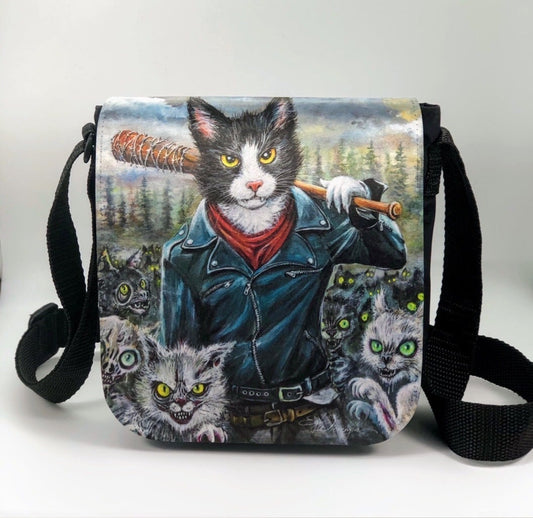 Shoulder Bag "Meowgan & Purrcille"