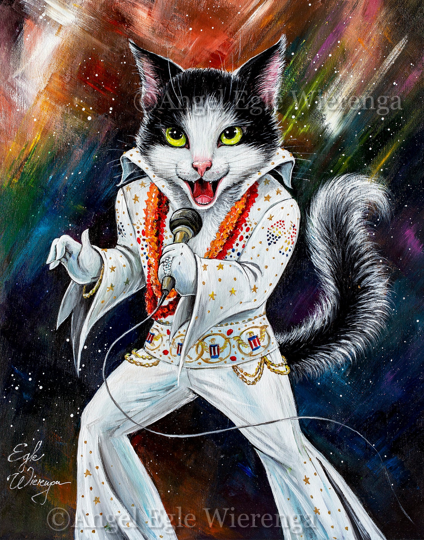 Art Print "Elvis Purresley"