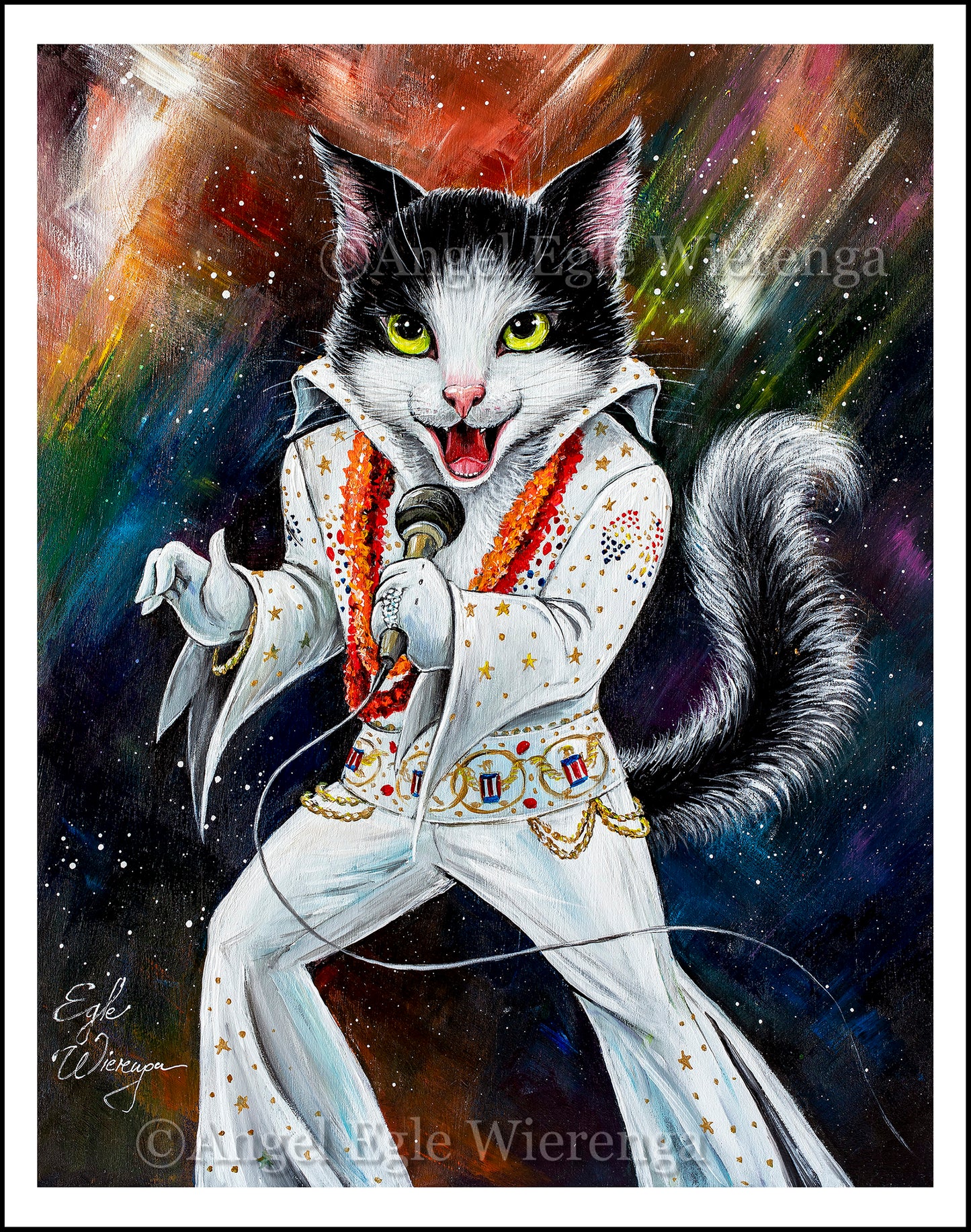 Art Print "Elvis Purresley"