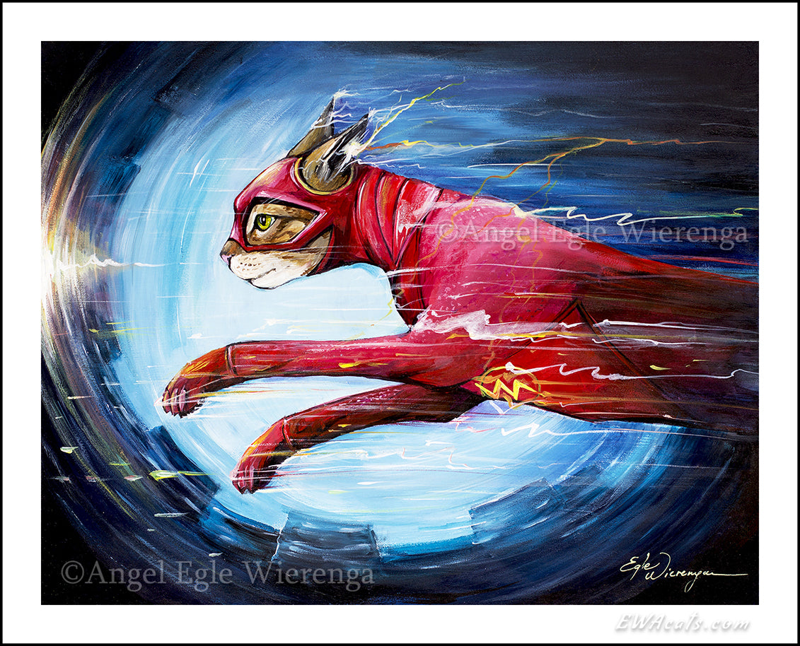 Art Print "The Flashcat"