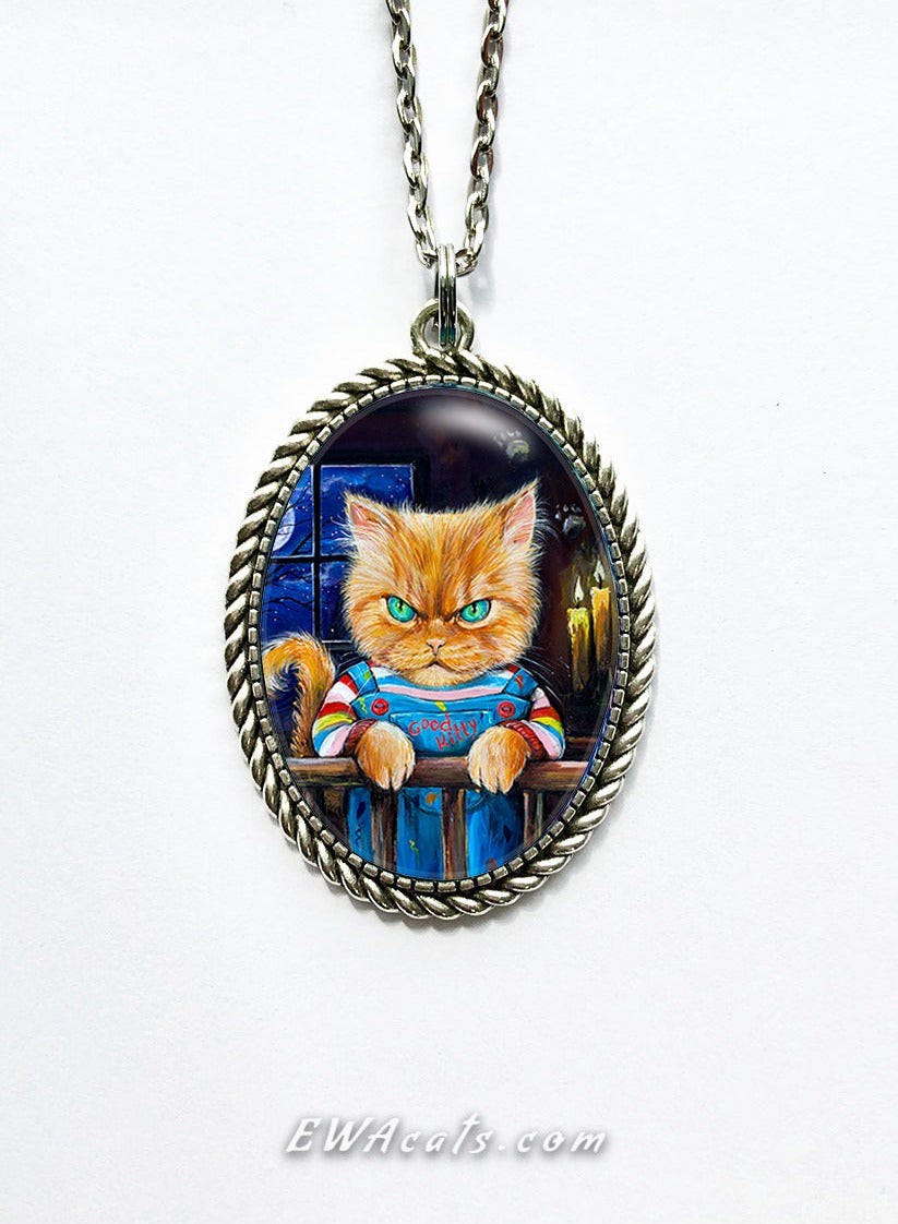Necklace "Good Kitty"