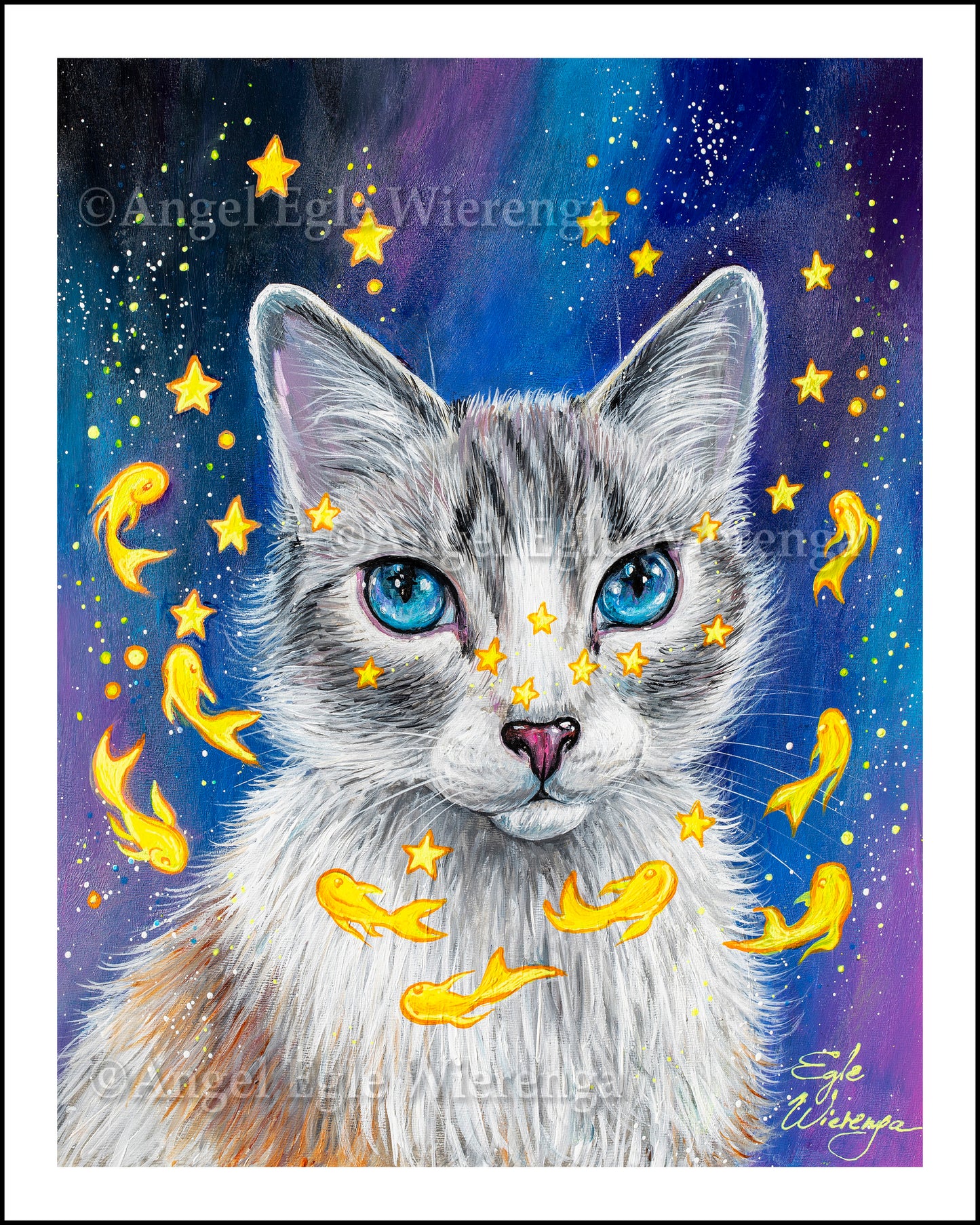 Original Painting "Fishing for Heaven"